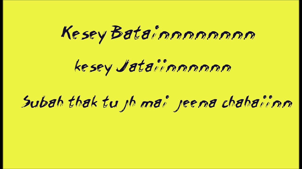 IJAZAT LYRICS - ONE NIGHT STAND