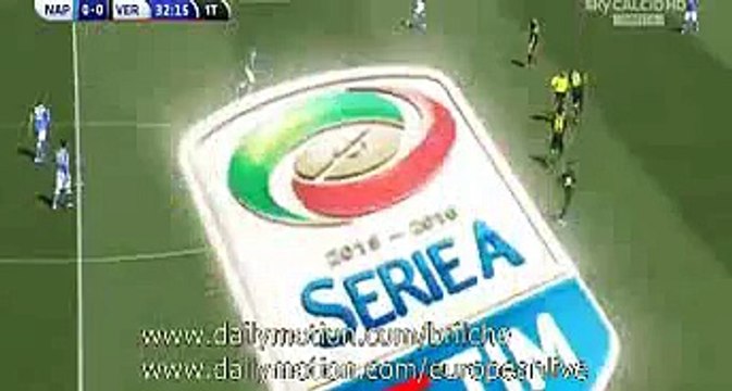1-0 Manolo Gabbiadini Goal HD - Napoli vs Verona - 10.04.2016