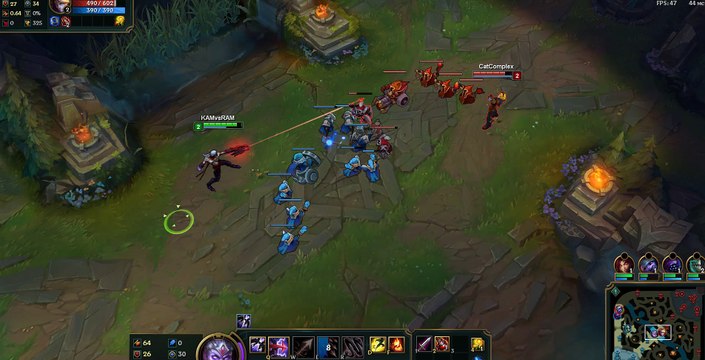 Как не надо играть на мид лайне часть 6