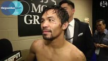 Manny Pacquiao retires to help his family and serve the people video Sport The Guardian 160410Pacqui