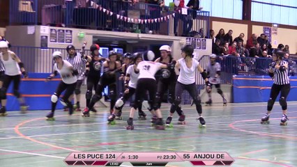JAM DARK - HD -Les Puces'Hell vs Anjou Derby Girls 2e mi-temps