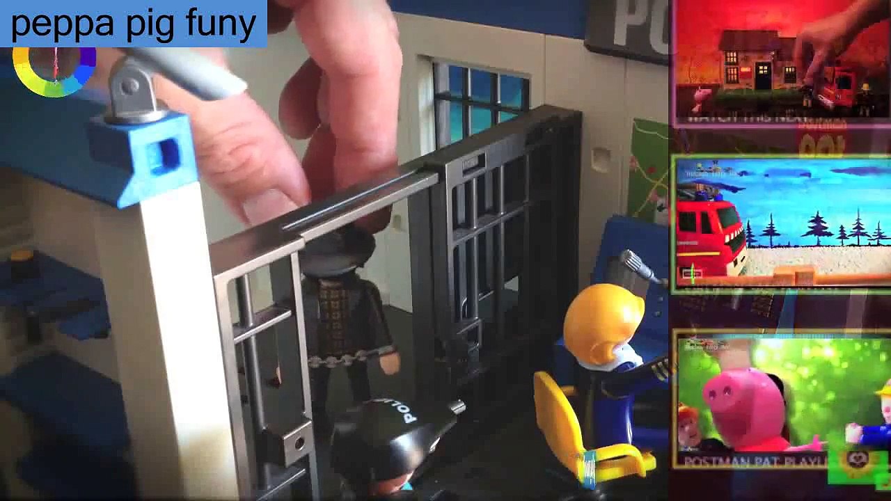New Playmobil English Episode with Toys. Fireman Sam Postman Pat Peppa Pig 2015