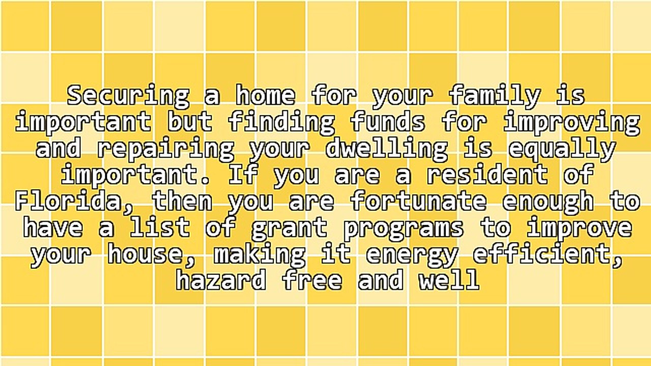 Home Repair Grants in Florida