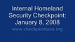 Homeland Security Checkpoint: Video Blog - Day 1