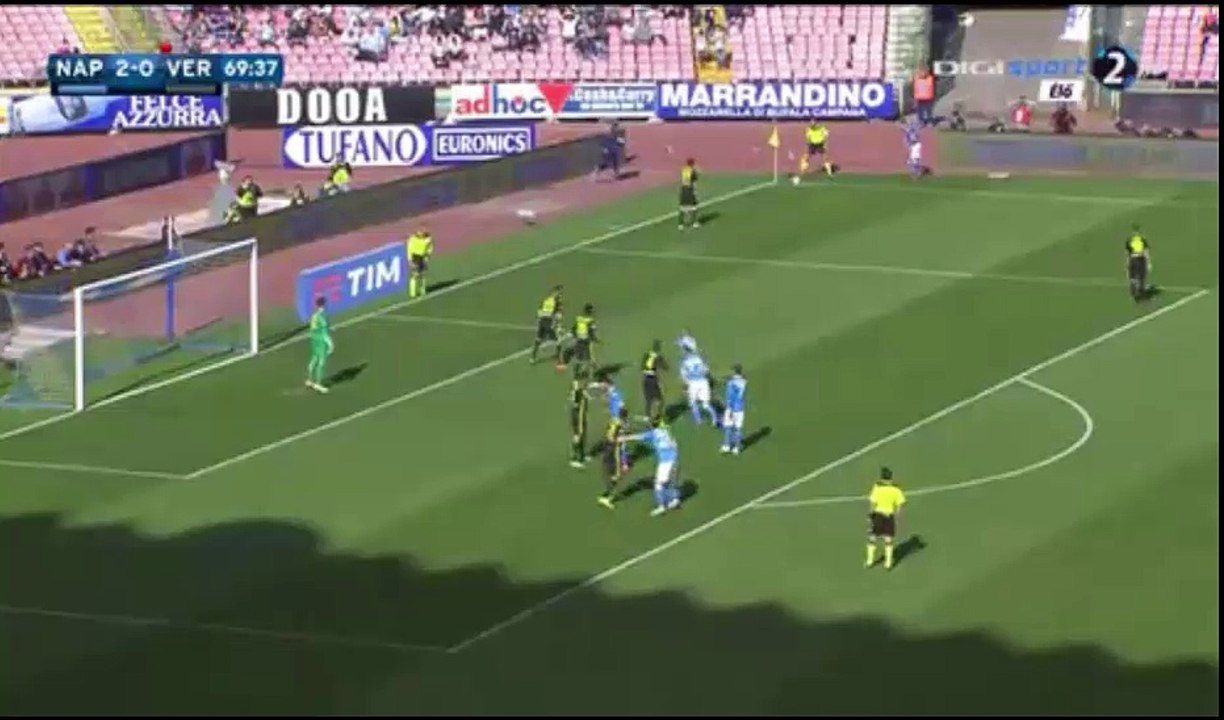 Jose Maria Callejon Goal - SSC Napoli  3 - 0  Hellas Verona