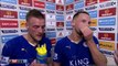Jamie Vardy and Danny Drinkwater post-match interview - Sunderland 0-2 Leicester - 10.4.2016