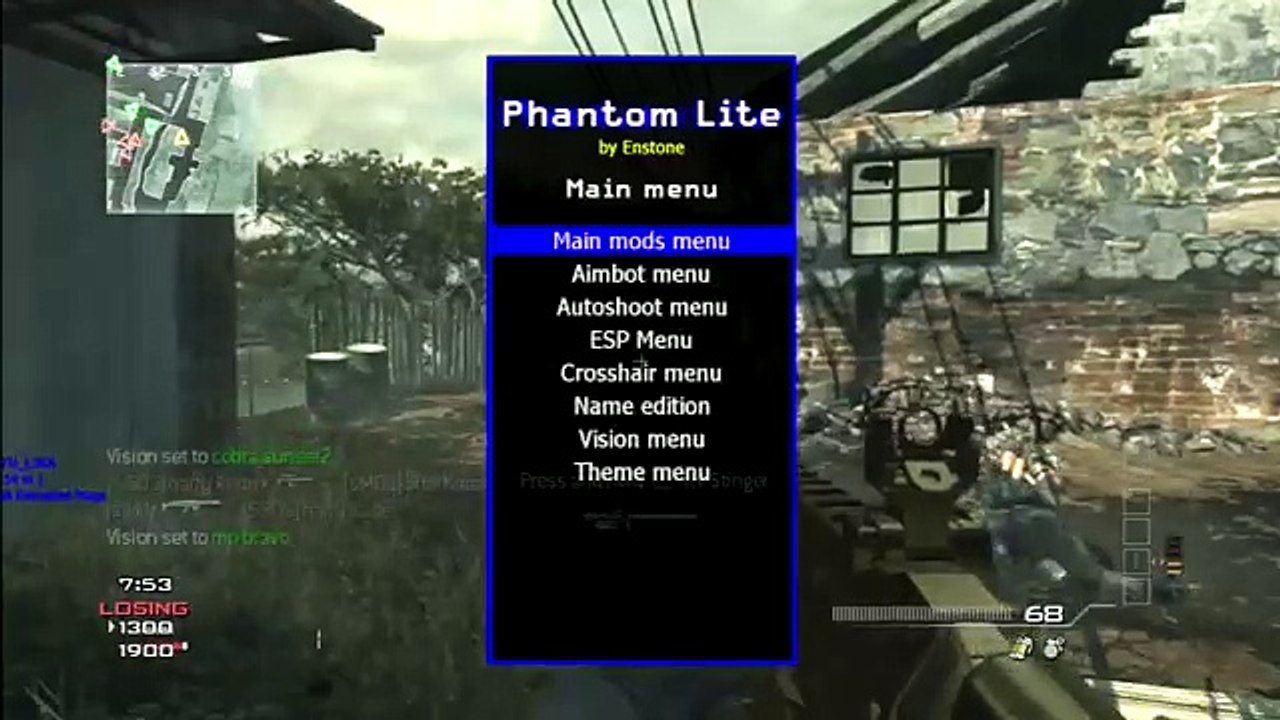 _ PS3_MW3_RTM _ Phantom Lite _ Non-Host Mod Menu _ Insane Aimbot _ Wall Hack _