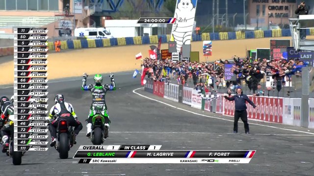 24 Heures Motos 2016 - Les meilleurs moments de l'arrivée