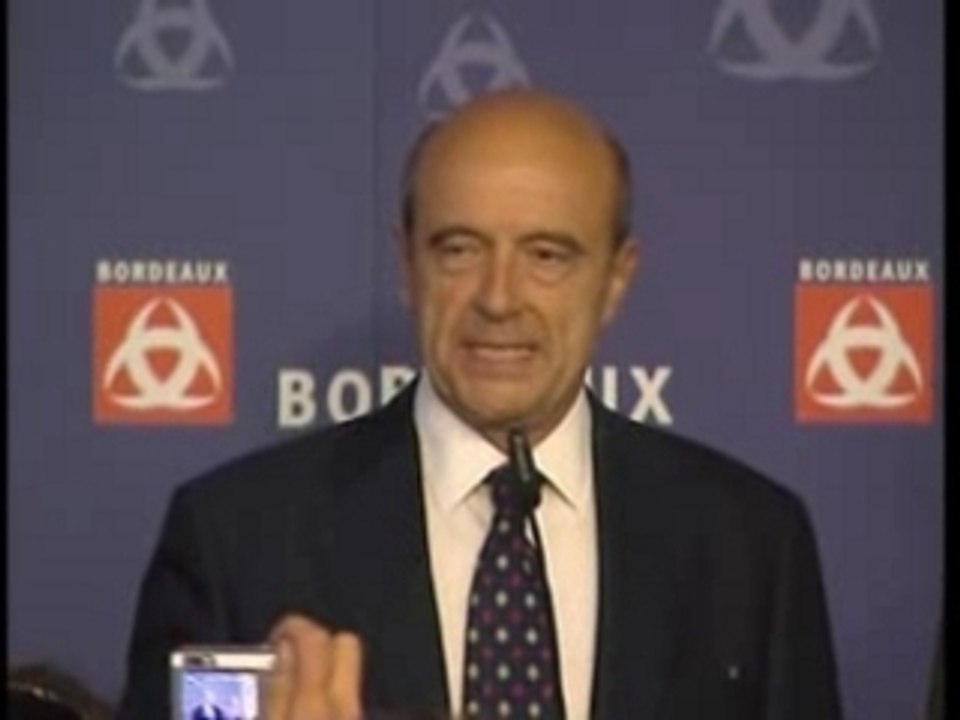 Discours Alain Juppe legislatives 2eme tour