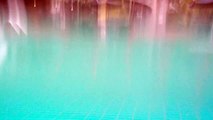 underwater swimming pool monster is chasing kiev