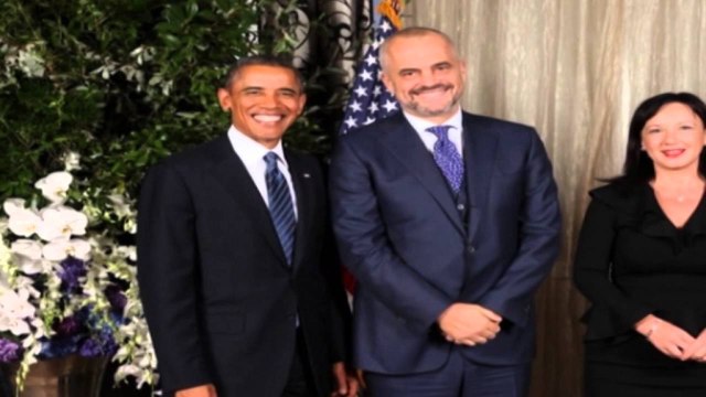 RAMA NIS VIZITEN NE SHTETET E BASHKUARA,NE 14 PRILL TAKIM NE SHTEPINE E BARDHE ME OBAMEN LAJM