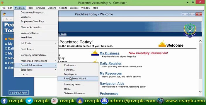 Lecture 6 how maintain accounts in peachtree accounting in hindi urdu