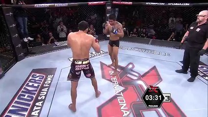 KO en MMA avec un puissant front kick