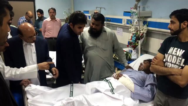 Bilawal Bhutto Zardari visits blast victims in Lahore