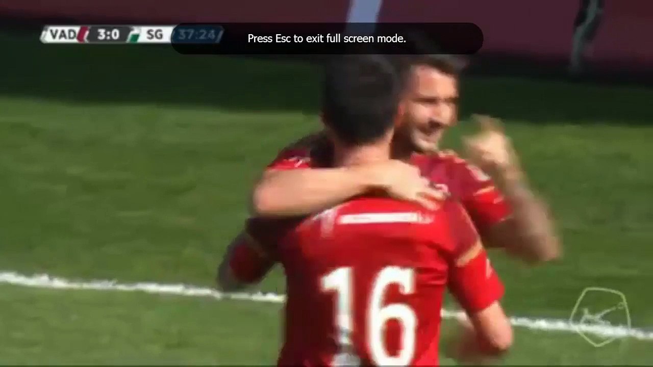 FC Vaduz vs FC St Gallen Dejan Janjatovic Goal   Swiss Super League 10-04-2016 HD