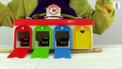 Funny Clown Videos  4 cars - Where is a yellow bus