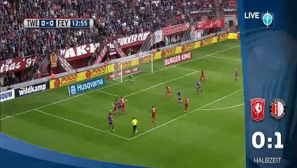Michiel Kramer Goal HD - Twente 0-1 Feyenoord - 10-04-2016