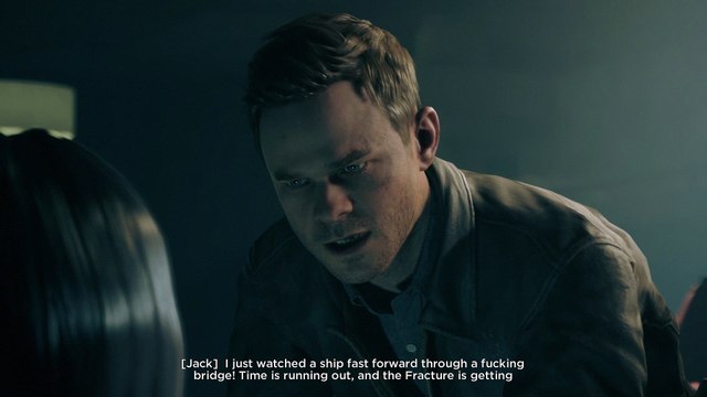 Quantum Break - Port Donnelly: Dr Sofia Amaral, Jack Joyce, Beth Wilder Plan To Time Travel Cutscene
