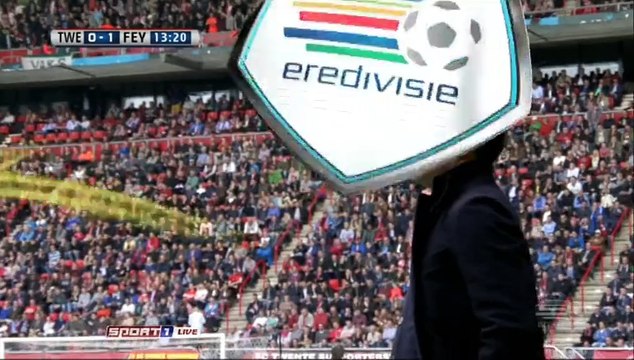 0-1 Michiel Kramer Goal Holland Eredivisie - 10.04.2016, FC Twente 0-1 Feyenoord