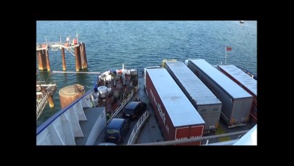 Dünkirchen - Dover Überfahrt mit der Fähre  Dunkerque - Dover Ferry Crossing