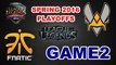 (LOL)FNC vs VIT Highlight(EU LCS 2016 Spring Playoffs) Game2