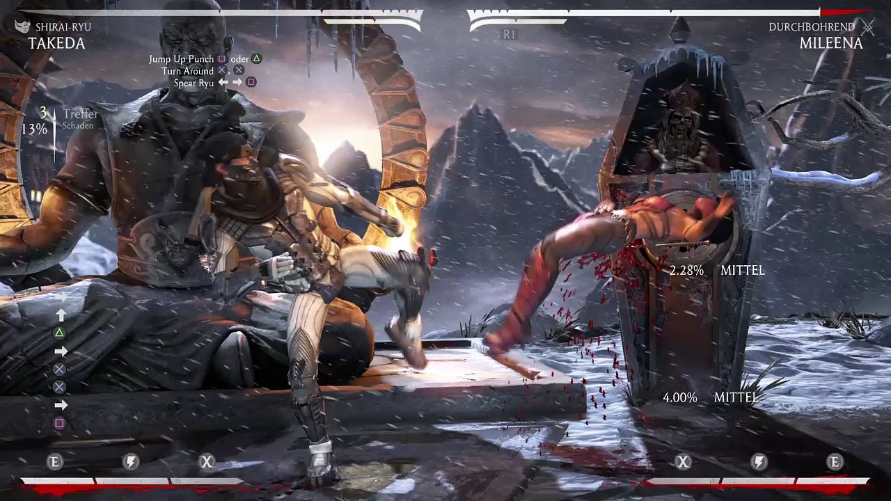 Mortal Kombat X Takeda clip!