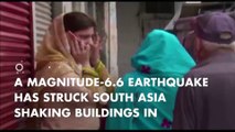Strong earthquake hits South Asia