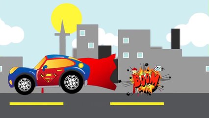 Videos for kids-Batman vs Superman-Cartoons for kids-ABC Song-Wheels On The Bus p1