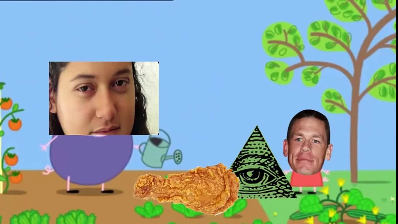 MLG Peppa Pig eats lunch!