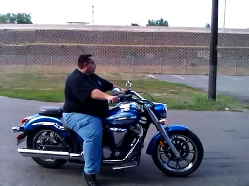 V-Star 950 with slipon muffler.