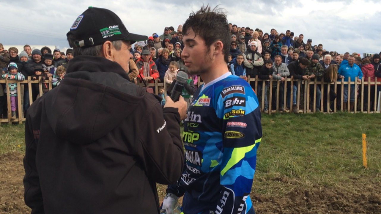 Mathys Boisramé remporte le Motocross de Romagné