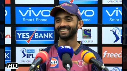 IPL 9 MI vs RPS Rahane talks about Punes First Win in IPL over MI