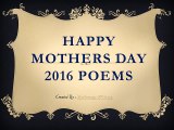 Happy Mothers Day Poems for Teachers