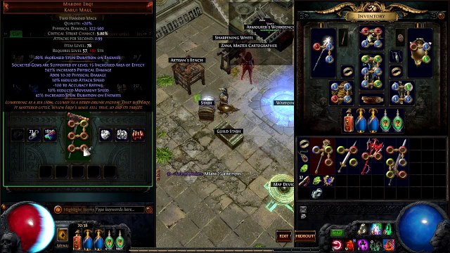 Path of Exile Ascendancy: 5 Linking the Marohi Erqi for free for a subscriber