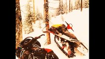 Snowmobiling Fail photo collage