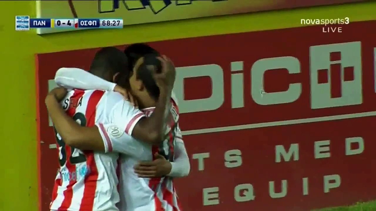 Alan Pulido Goal Panetolikos  0-4  Olympiacos - 10.04.2016! 0-4