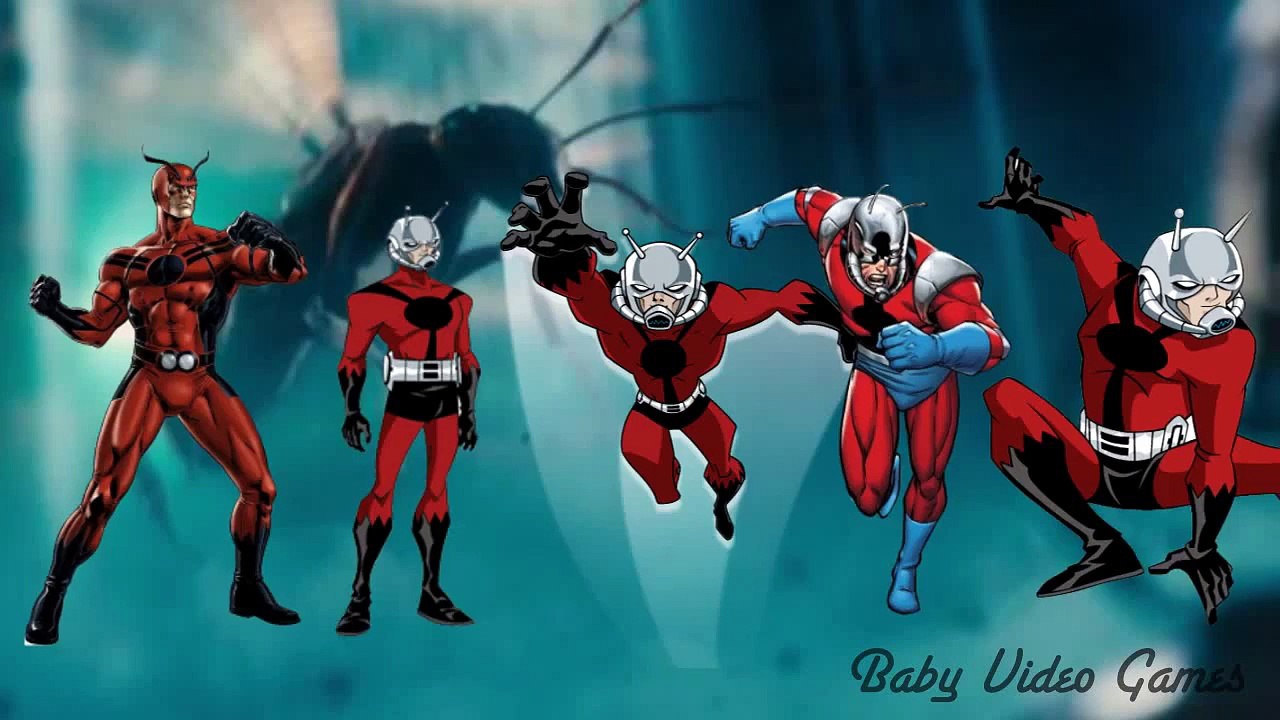 Ant Man Finger Family Kids Music Video Nursery Rhymes