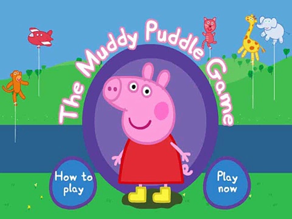 New Peppa Pig - Peppa Pig Jumping in Puddles   佩帕豬   粉紅豬小妹跳水坑   ペパ豚   水たまりでペッパピッグジャンプ