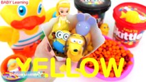 Baby Doll Bathtime Candy Surprise Eggs Toys for Kids Peppa Pig Hello Kitty Minions RainbowLearning