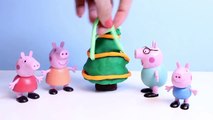 Play Doh Peppa Pig Christmas Tree Play-Doh Crafts Xmas How To Decorate a Christmas Tree Peppa Part 4