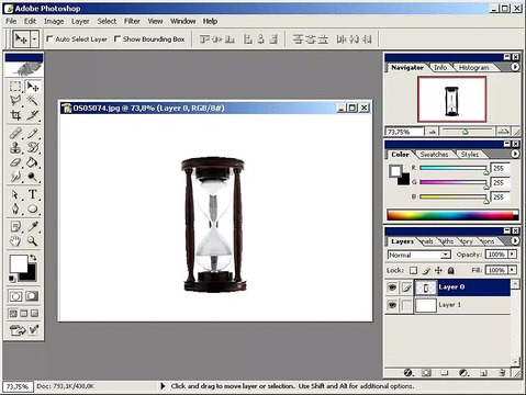 Photoshop CS Dersleri -Bir nesneyi döndürmek