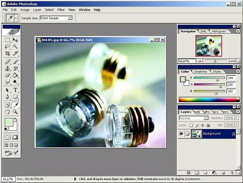 Photoshop CS Dersleri -Bir rengi başka bir renkle değiştirmek
