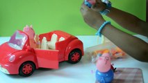 Peppa pig new picnic Car | Peppa Pig Adventure Picnic | Mummy pig | George Pig | Peppa Pig