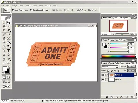 Photoshop CS Dersleri -Bir resmi döndürmek