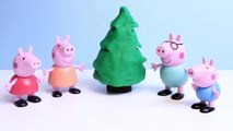 Play Doh Peppa Pig Christmas Tree Play-Doh Crafts Xmas How To Decorate a Christmas Tree Peppa Part 1