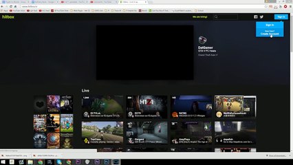 ★ How to create a hitbox channel for livestreaming