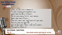 Just a Gigolo - Louis Prima Vocal Backing Track with chords and lyrics