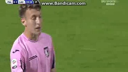 Antonio La Gumina incredible MISS - Palermo 0-3 Lazio - 10.04.2016