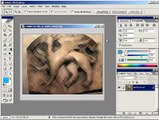 Photoshop CS Dersleri -Çapraz fırça darbeleri oluşturmak