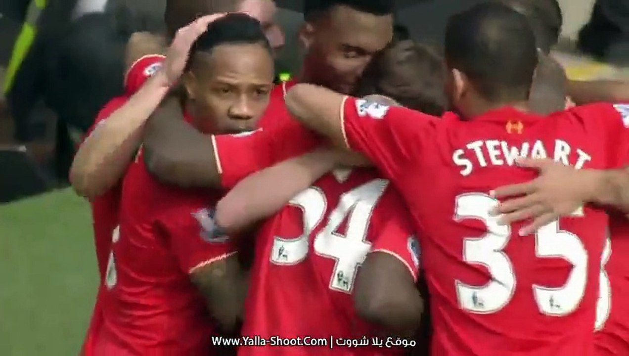 اهداف مباراة ( ليفربول 4-1 ستوك سيتي ) الدوري الانجليزي